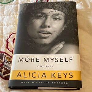 Alicia Keys "More Myself" Hardcover Book  Memoir -  Dated 2020